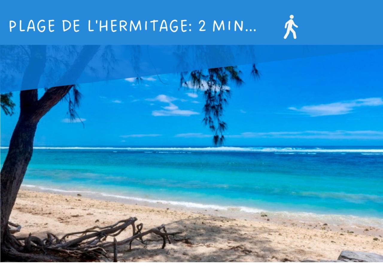 L'Hermitage - Appartement T3 En Bord De Plage Filaos Eksteriør bilde
